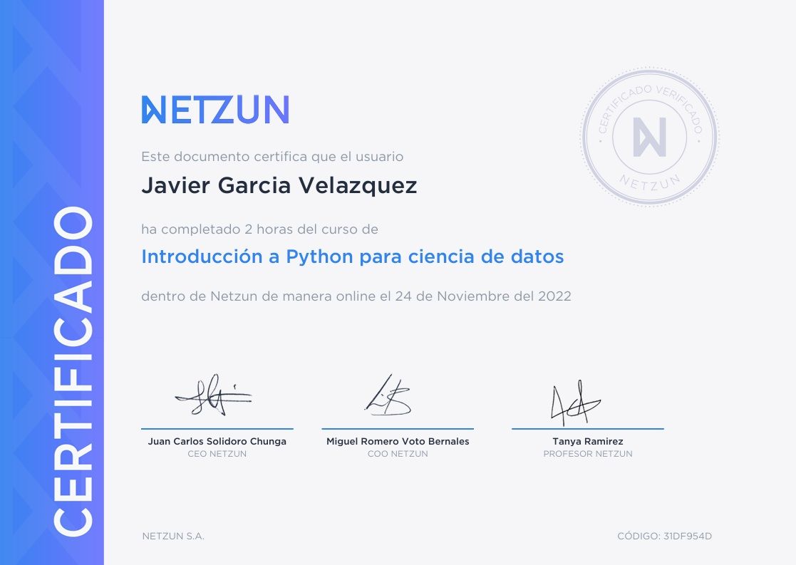 Introducción a Python para ciencia de datos