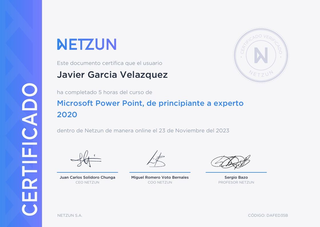 Microsoft Power Point, de principiante a experto 2020