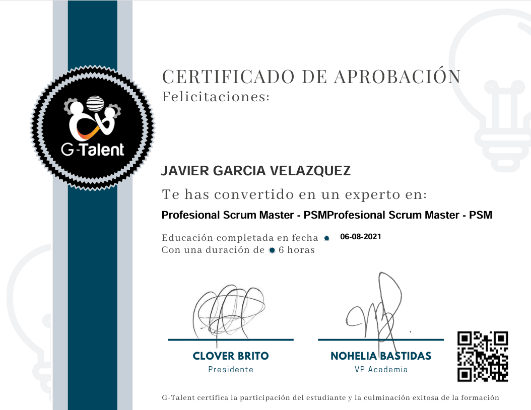 Profesional Scrum Master